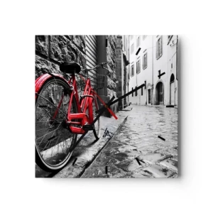 Wandklok - Klok - Echte schoonheid verveelt niet - 30x30 cm