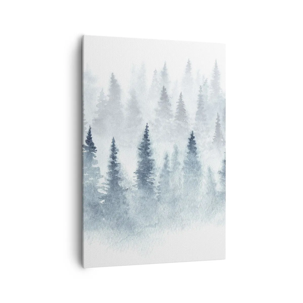 Schilderen op canvas - Gehuld in mist - 70x100 cm