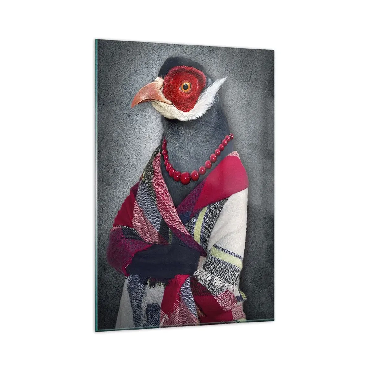 Schilderen op glas - Wat doe ik hier?! - 80x120 cm