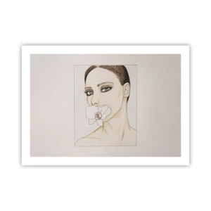 Poster - Een symbool van elegantie en schoonheid - 70x50 cm