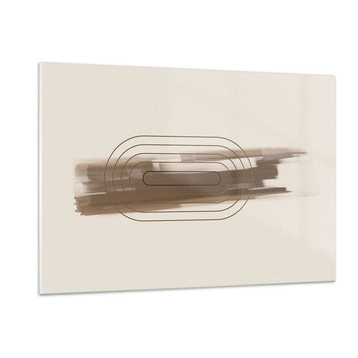 Schilderen op glas - Een briesje grijs - 120x80 cm