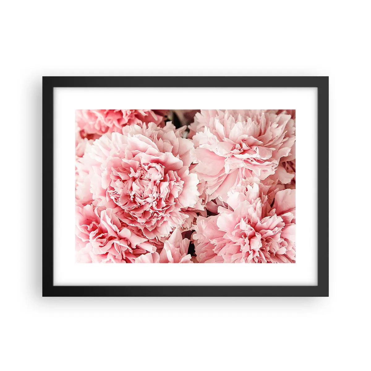 Poster in een zwarte lijst - Roze droom - 40x30 cm