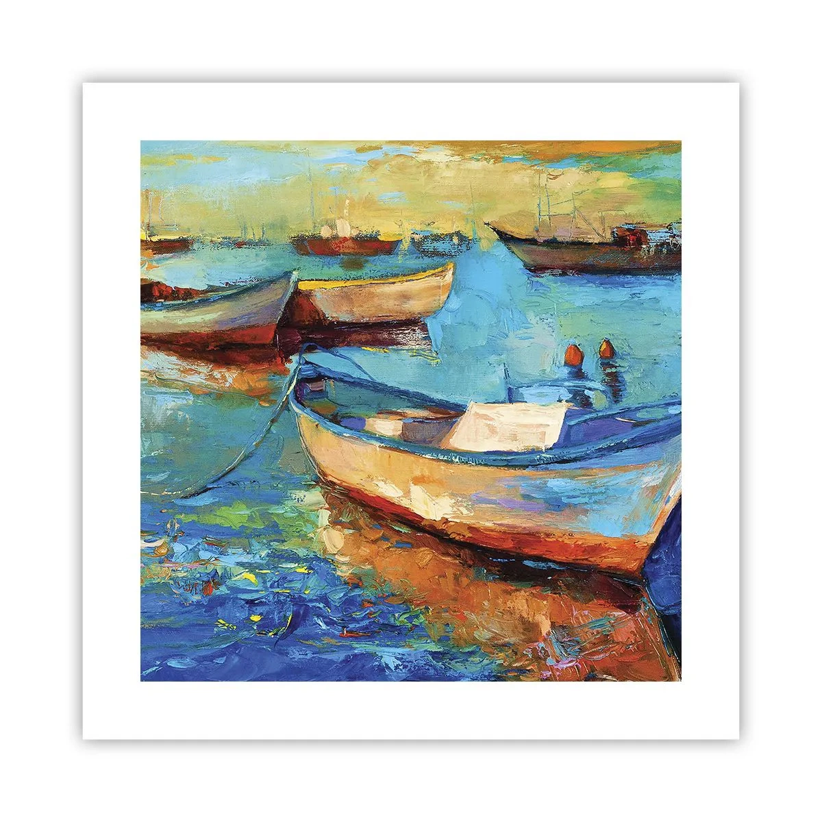 Poster - In de zuidelijke baai - 40x40 cm