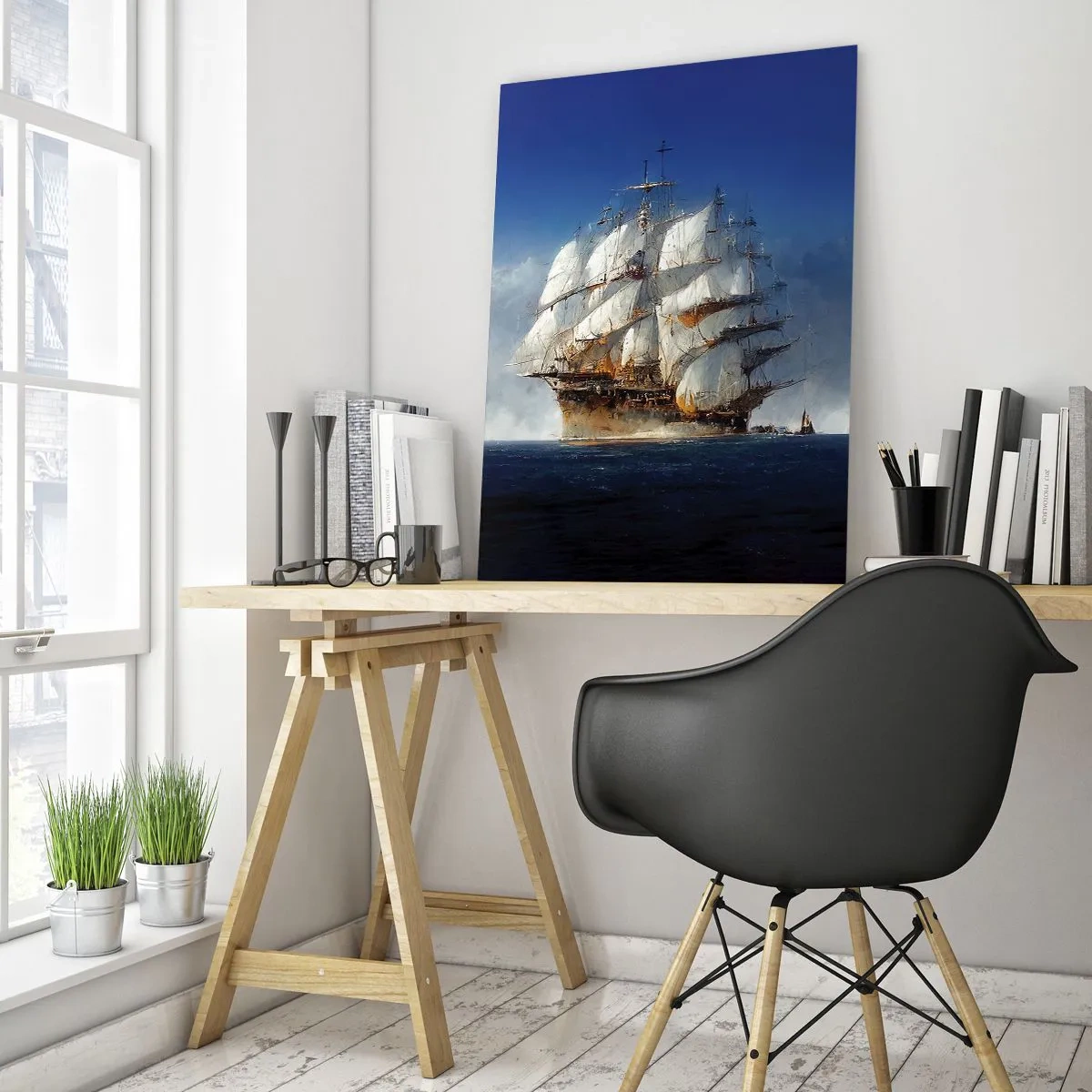 Schilderen op glas - The great glory! - 50x70 cm