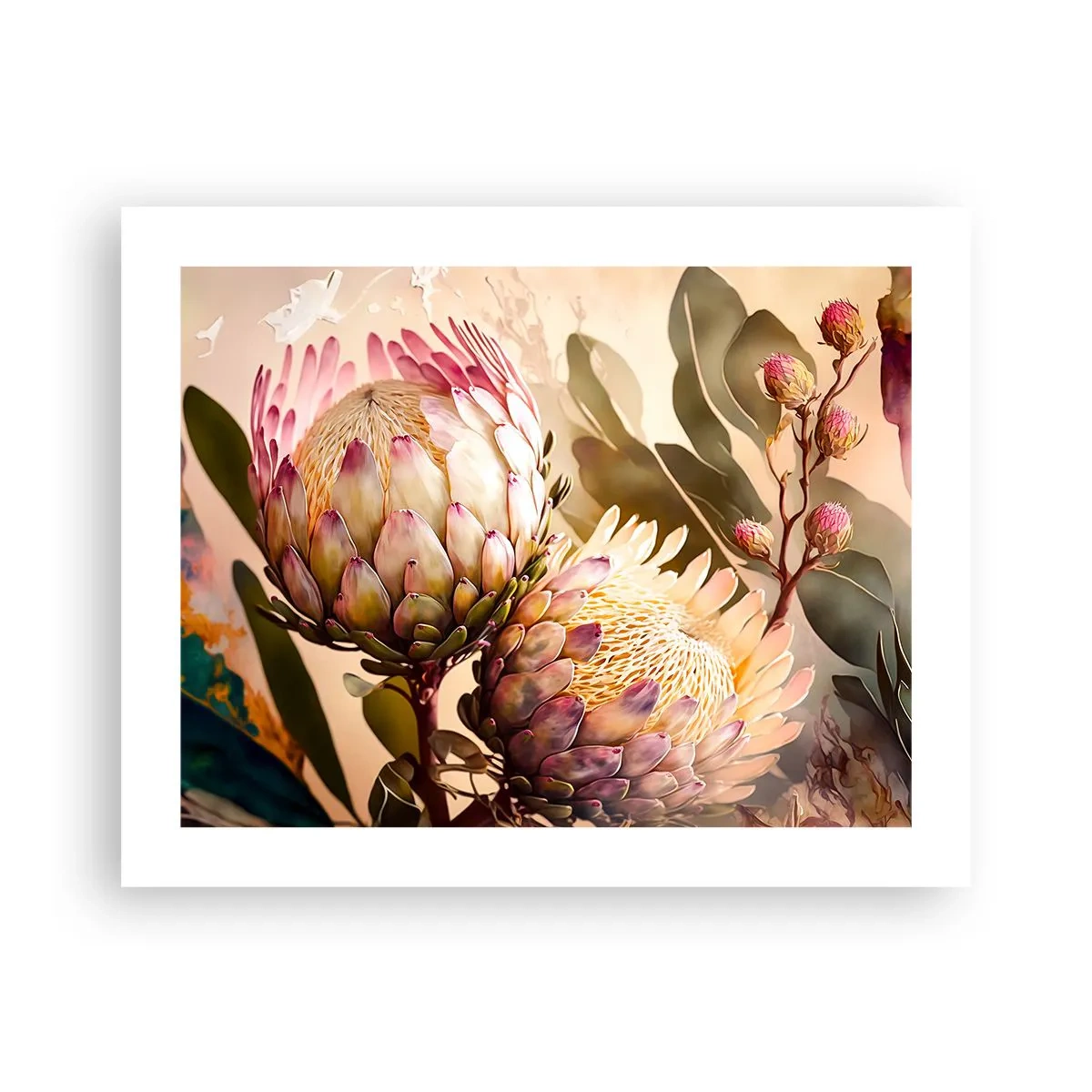 Poster - Teeder omarmd - 50x40 cm