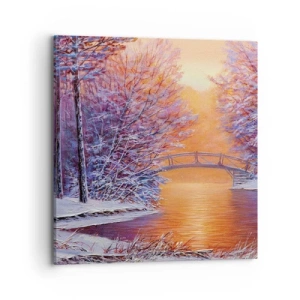 Schilderen op canvas - Laten we elkaar hier ontmoeten - 70x70 cm