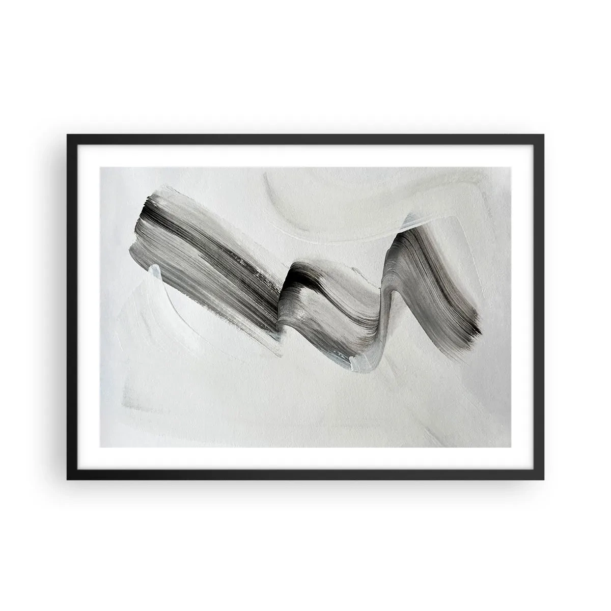 Poster in een zwarte lijst - Terloops voor de lol - 70x50 cm