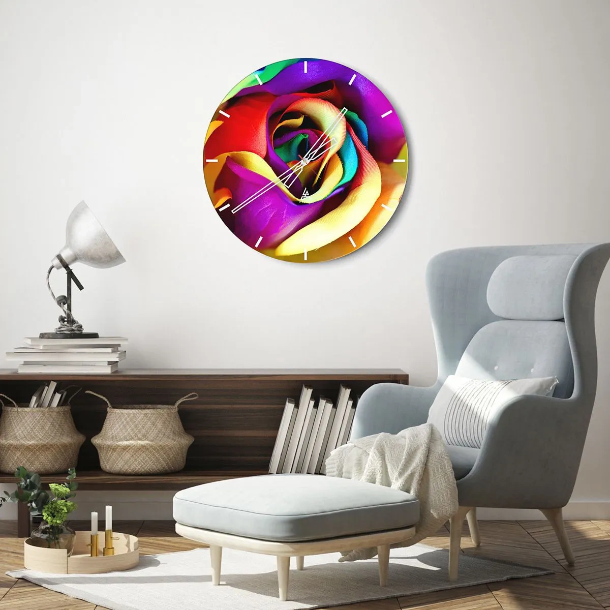 Wandklok - Klok - Het is onmogelijk - 30x30 cm