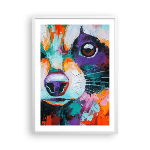 Poster in een witte lijst - Alleen goede emoties - 50x70 cm