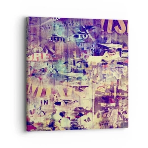 Schilderen op canvas - En dat is alles wat er zal blijven - 40x40 cm
