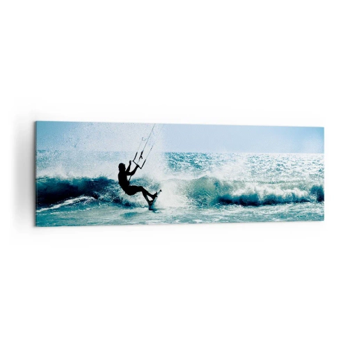 Schilderen op canvas - Laat je meeslepen - 160x50 cm