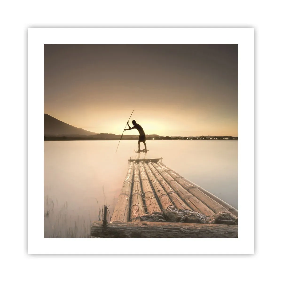 Poster - Voor het slapen gaan - 50x50 cm