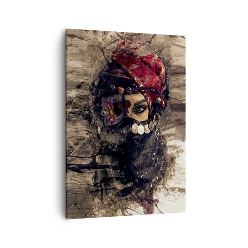 Schilderen op canvas - Op zijn zachtst gezegd verontrustend - 50x70 cm