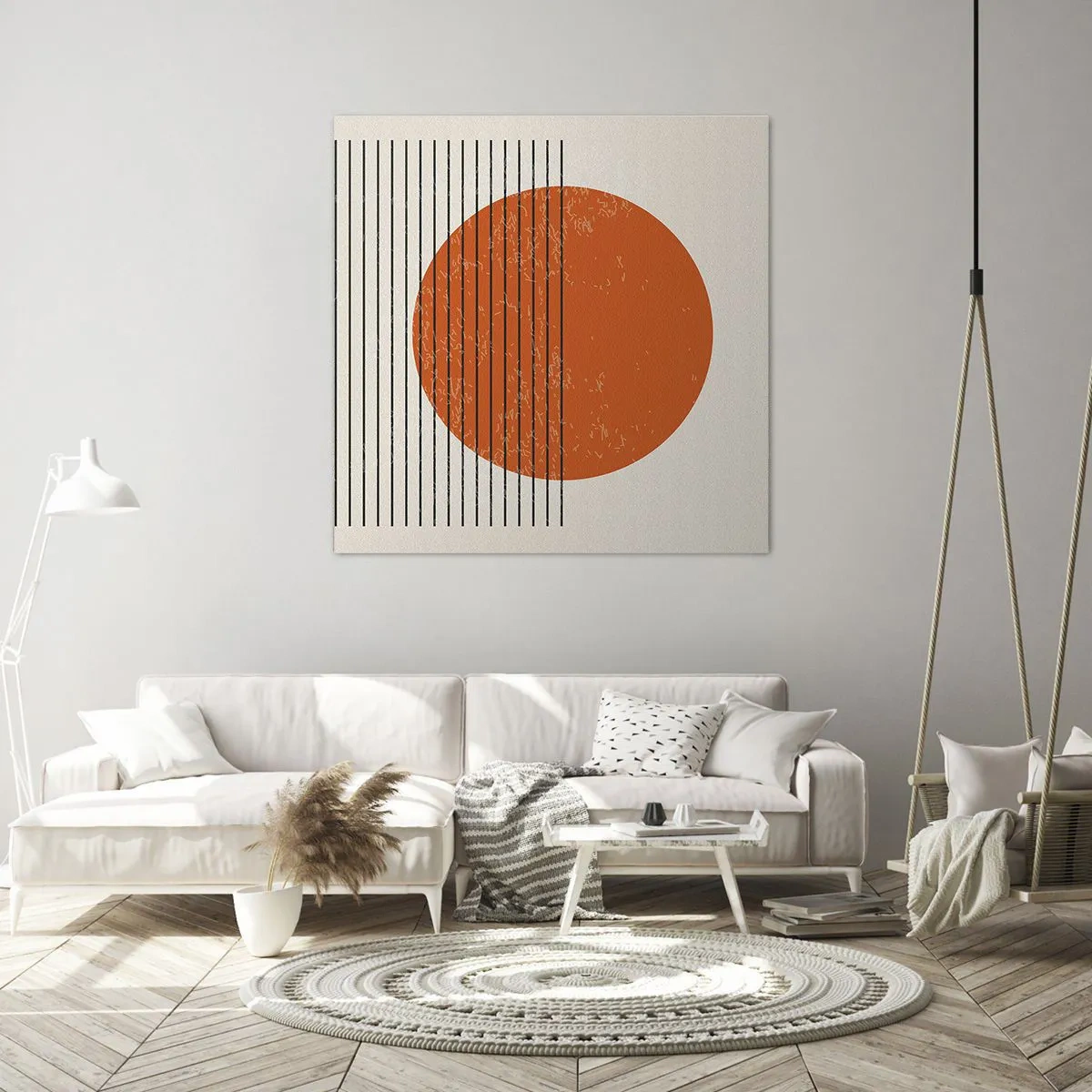 Schilderen op canvas - Altijd de zon - 30x30 cm