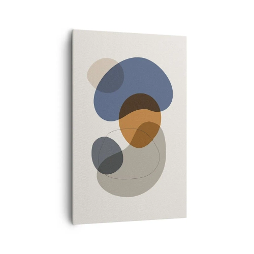 Schilderen op canvas - Kleur druppels - 80x120 cm