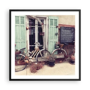 Poster in een zwarte lijst - Lang leve de provincie - 60x60 cm