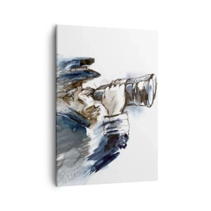 Schilderen op canvas - Tien op de schaal van Beaufort! - 50x70 cm