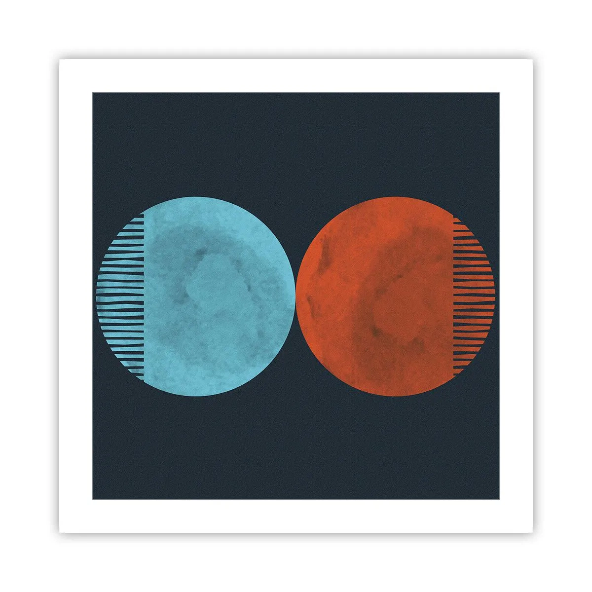 Poster - Alleen geometrie? - 50x50 cm