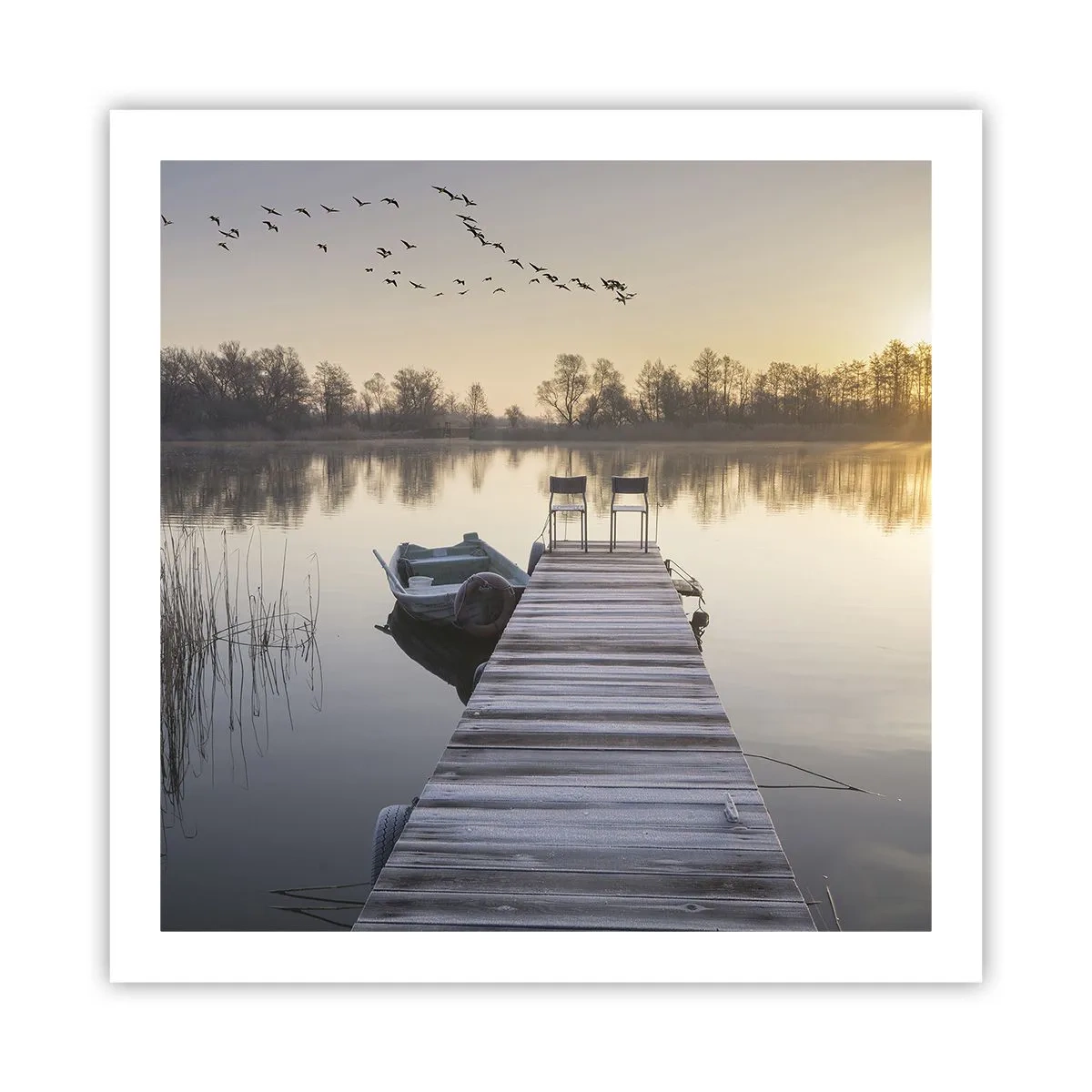 Poster - Ik ben zo terug - 60x60 cm