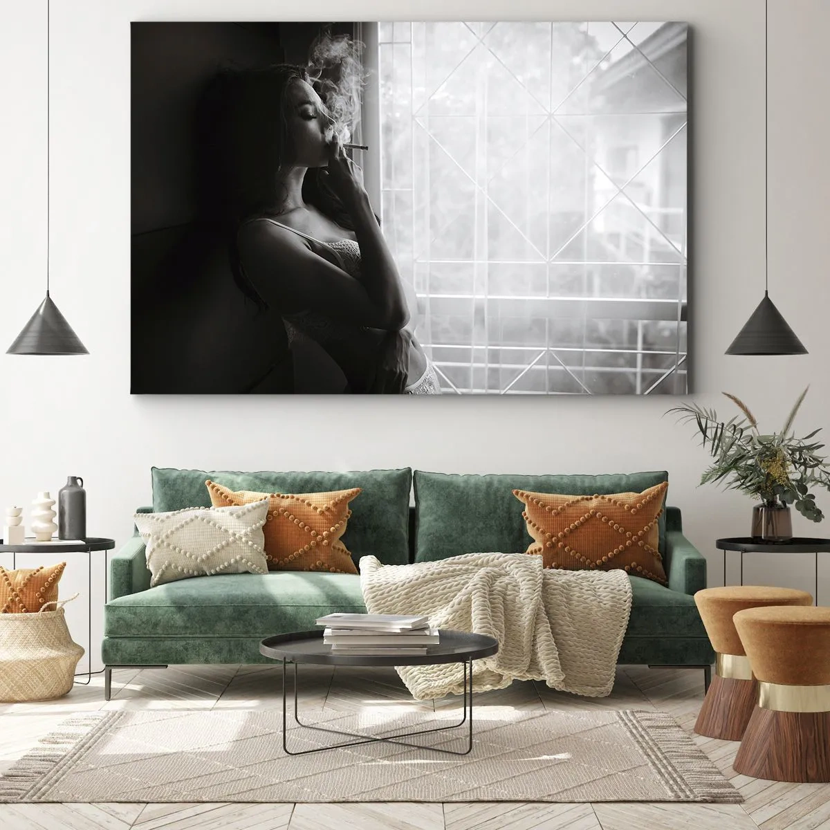 Schilderen op canvas - Een sensueel moment - 120x80 cm