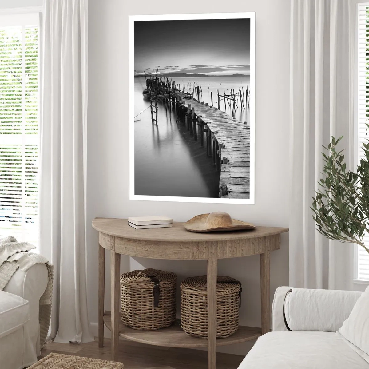 Poster - De rust van een vergeten kust - 30x40 cm