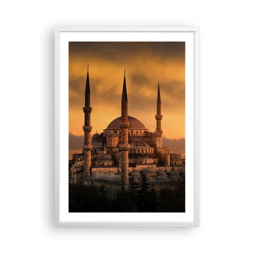 Poster in een witte lijst - God is geweldig - 50x70 cm