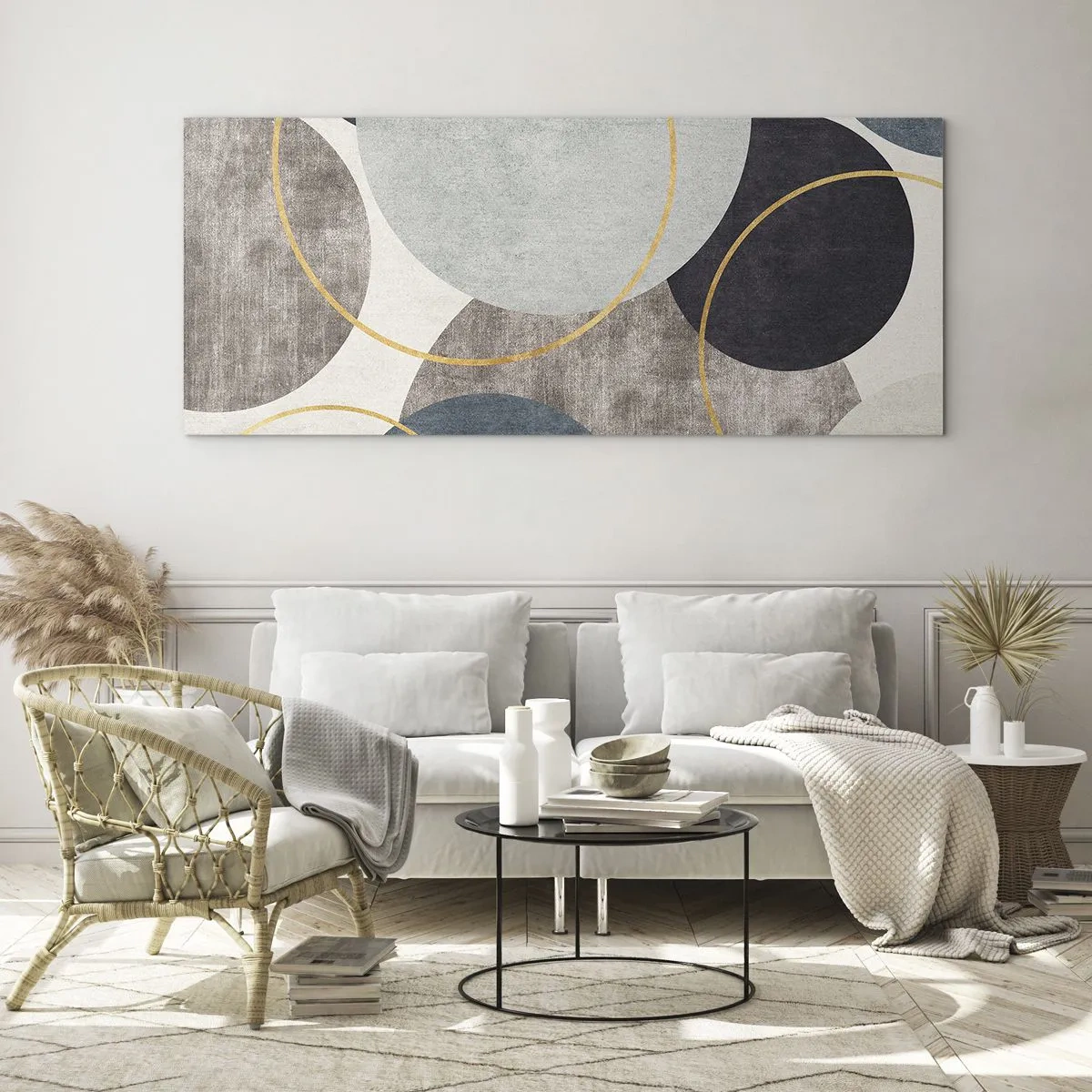 Schilderen op glas - Wiel voor wiel - 100x40 cm