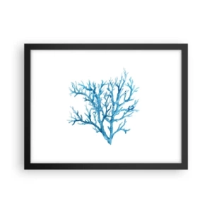 Poster in een zwarte lijst - Nautische filigraan - 40x30 cm