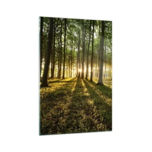 Schilderen op glas - Foto van de hele lente - 70x100 cm