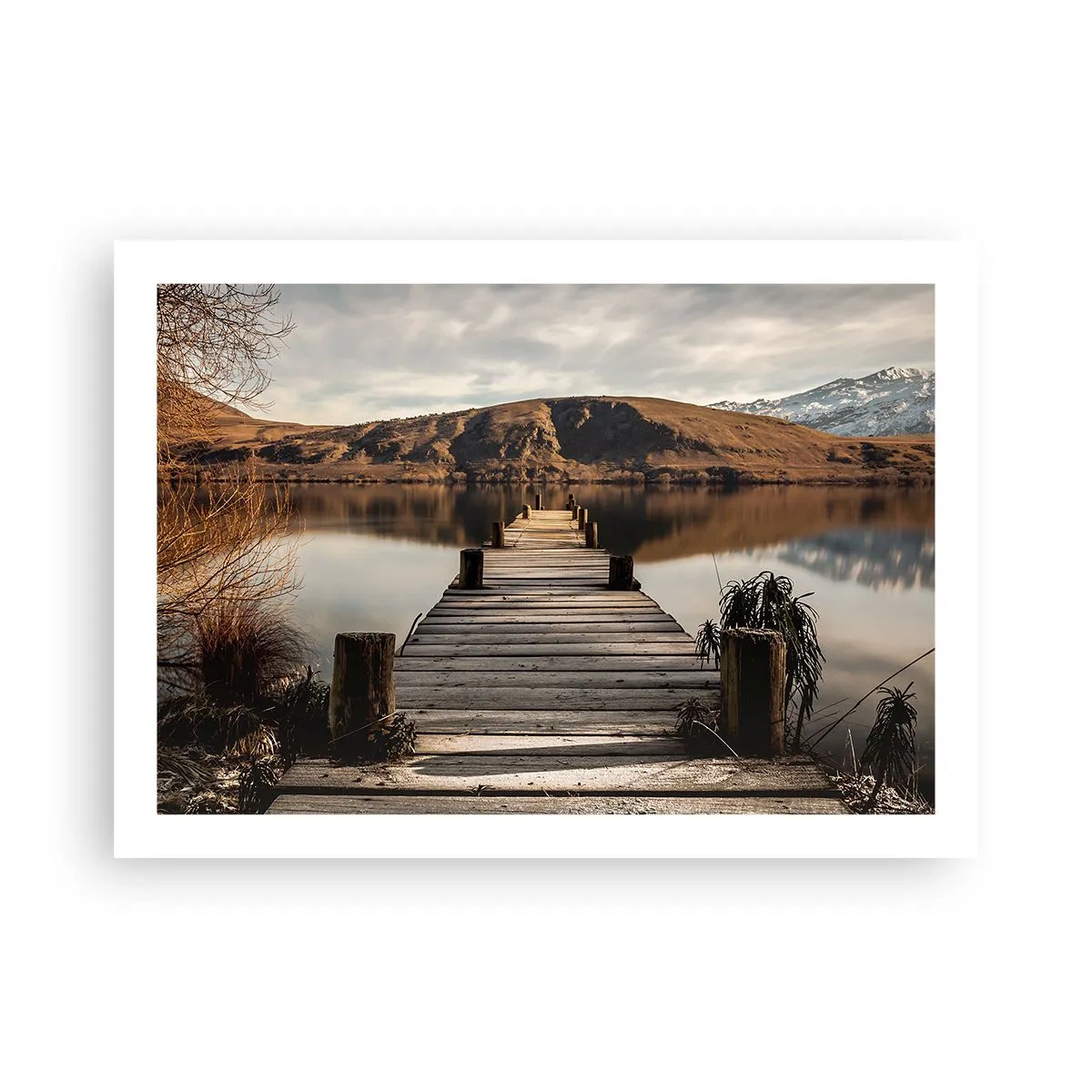 Poster - Landschap in stilte - 70x50 cm