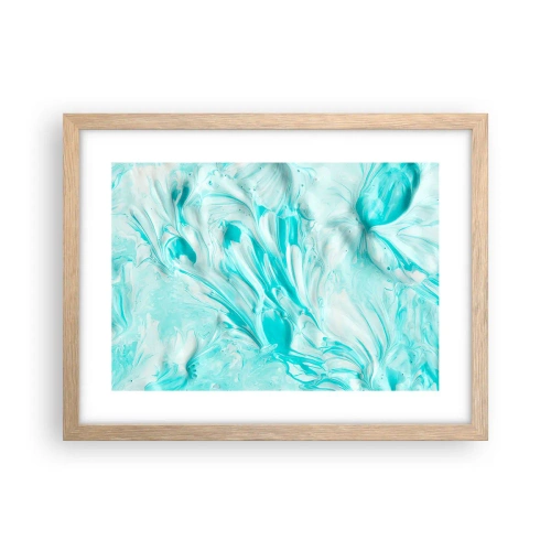 Een poster in een licht eiken lijst - Voor altijd samen - 40x30 cm