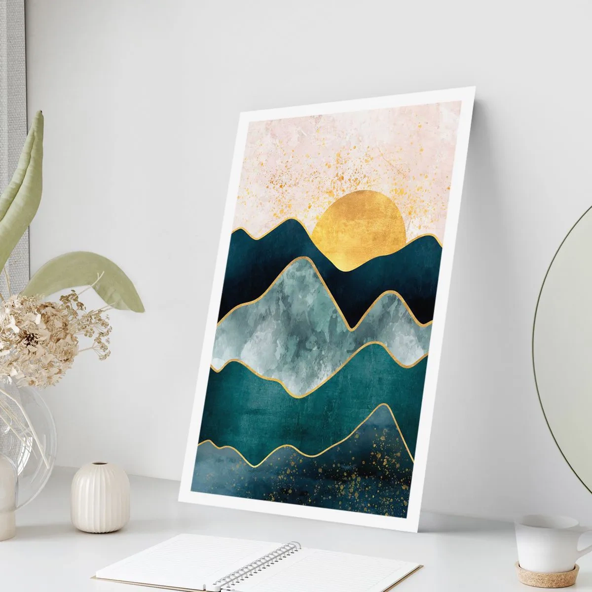 Poster - Achter de zeven bergen - 70x100 cm