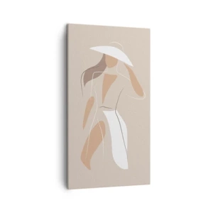 Schilderen op canvas - Mode is leuk - 45x80 cm