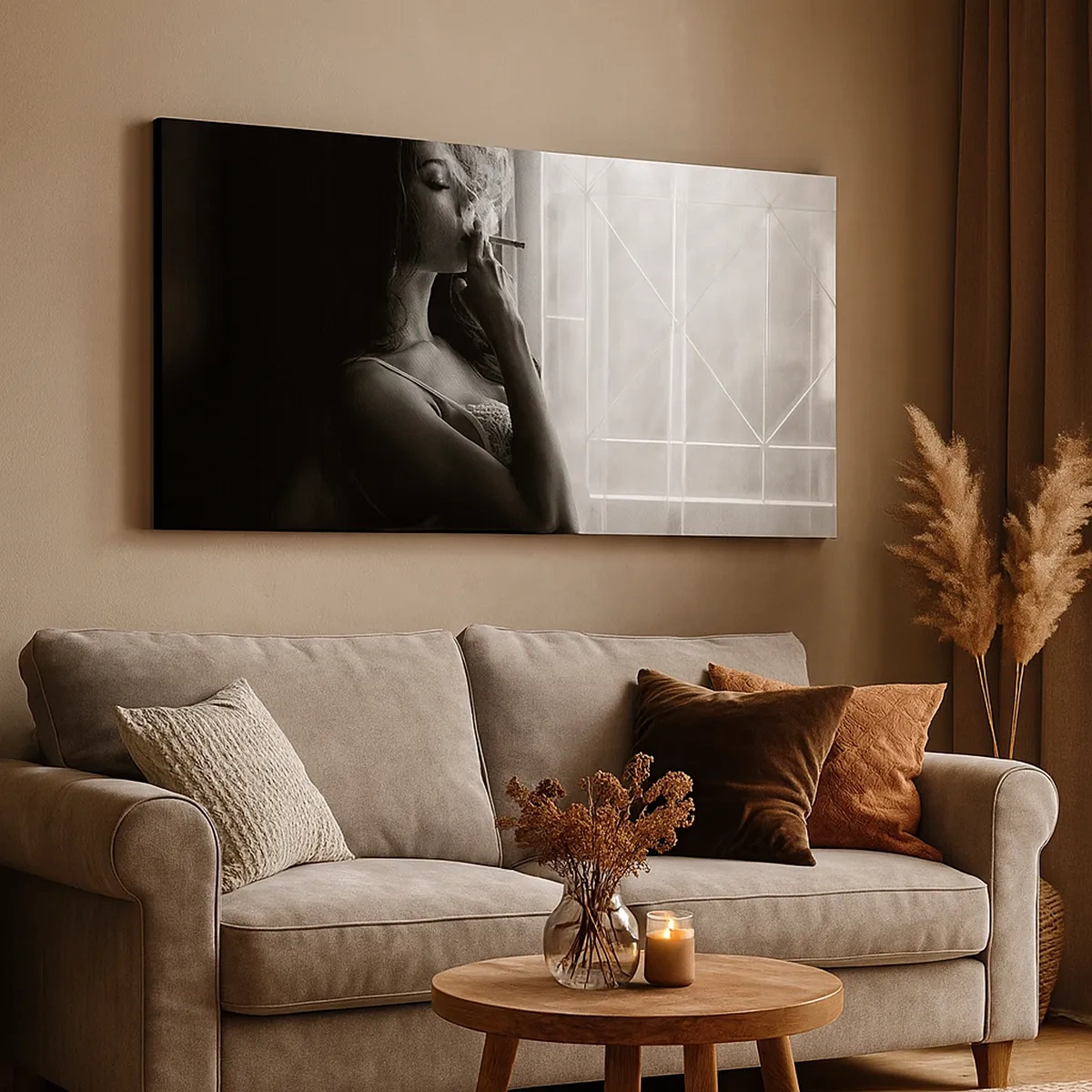 Schilderen op canvas - Een sensueel moment - 30x30 cm