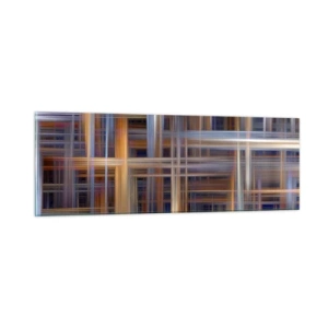 Schilderen op glas - Geweven van licht - 90x30 cm