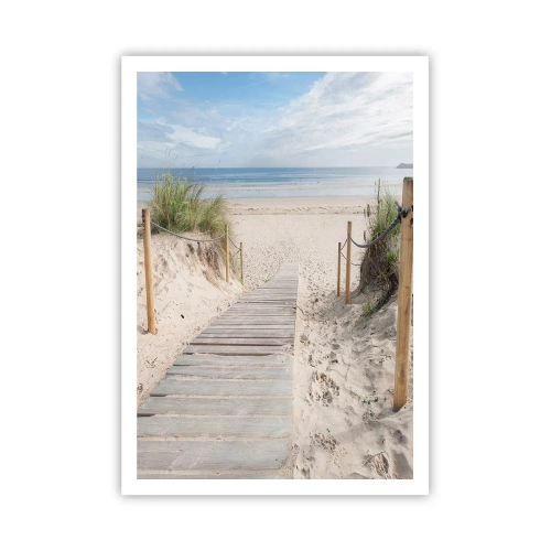 Poster - naar de horizon - 70x100 cm