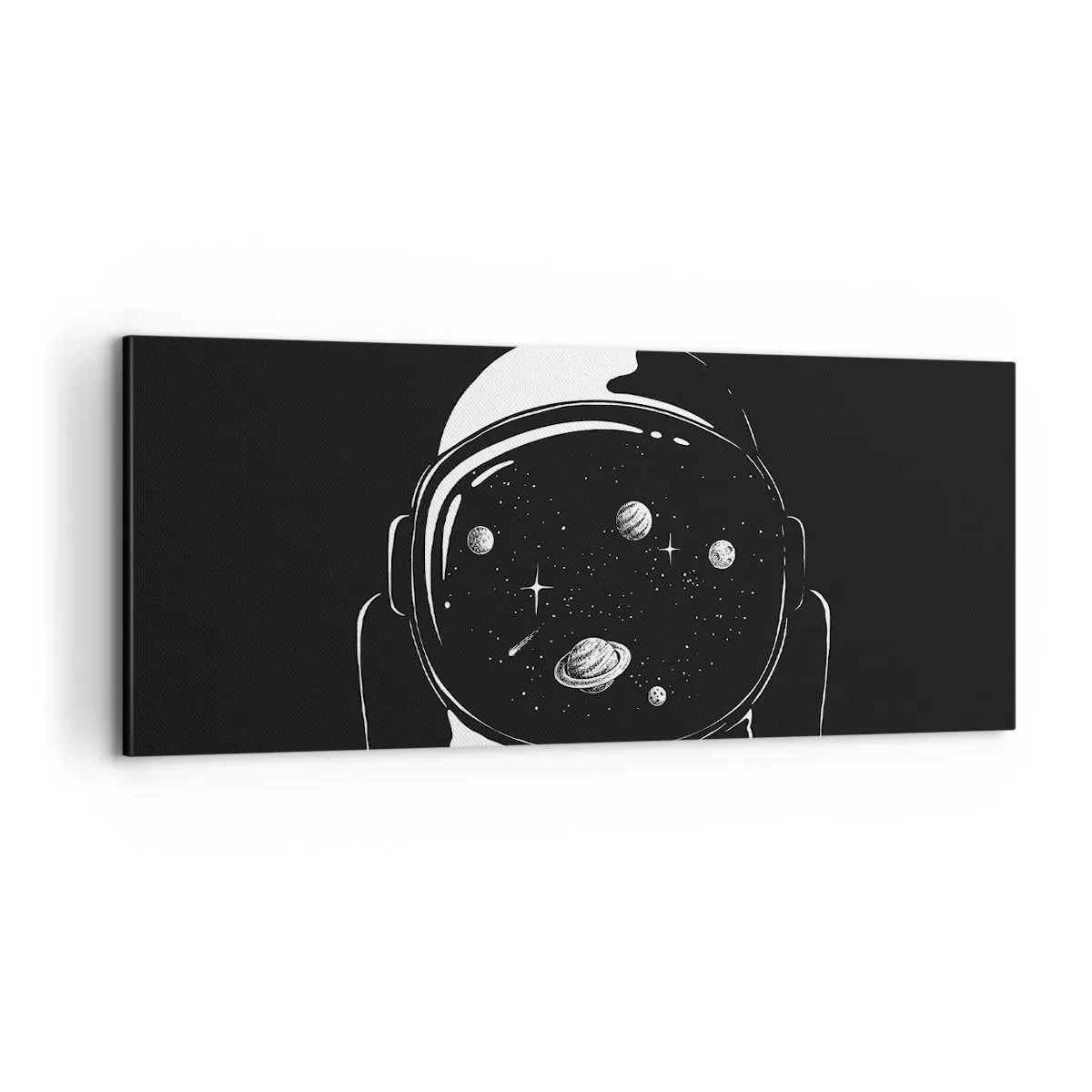 Schilderen op canvas - Mooi uitzicht - 100x40 cm