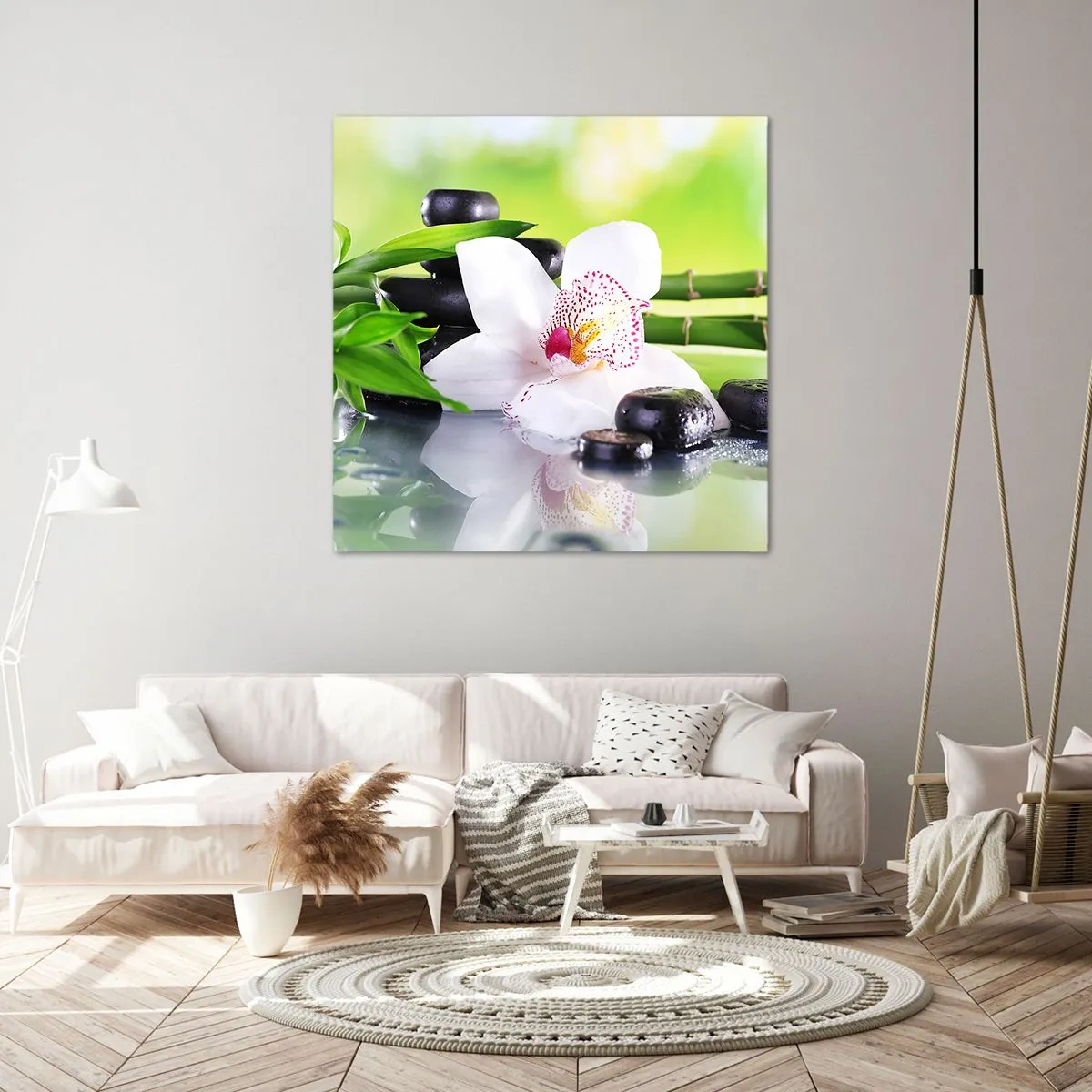 Schilderen op canvas - Koele frisheid - 60x60 cm