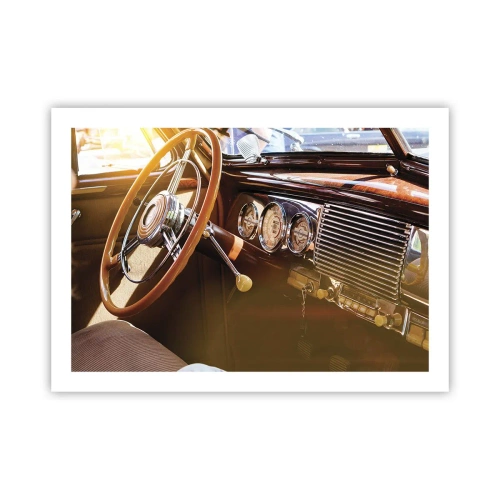 Poster - Een adem van luxe uit het verleden - 70x50 cm