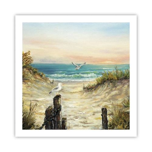 Poster - Windstille afzondering - 60x60 cm