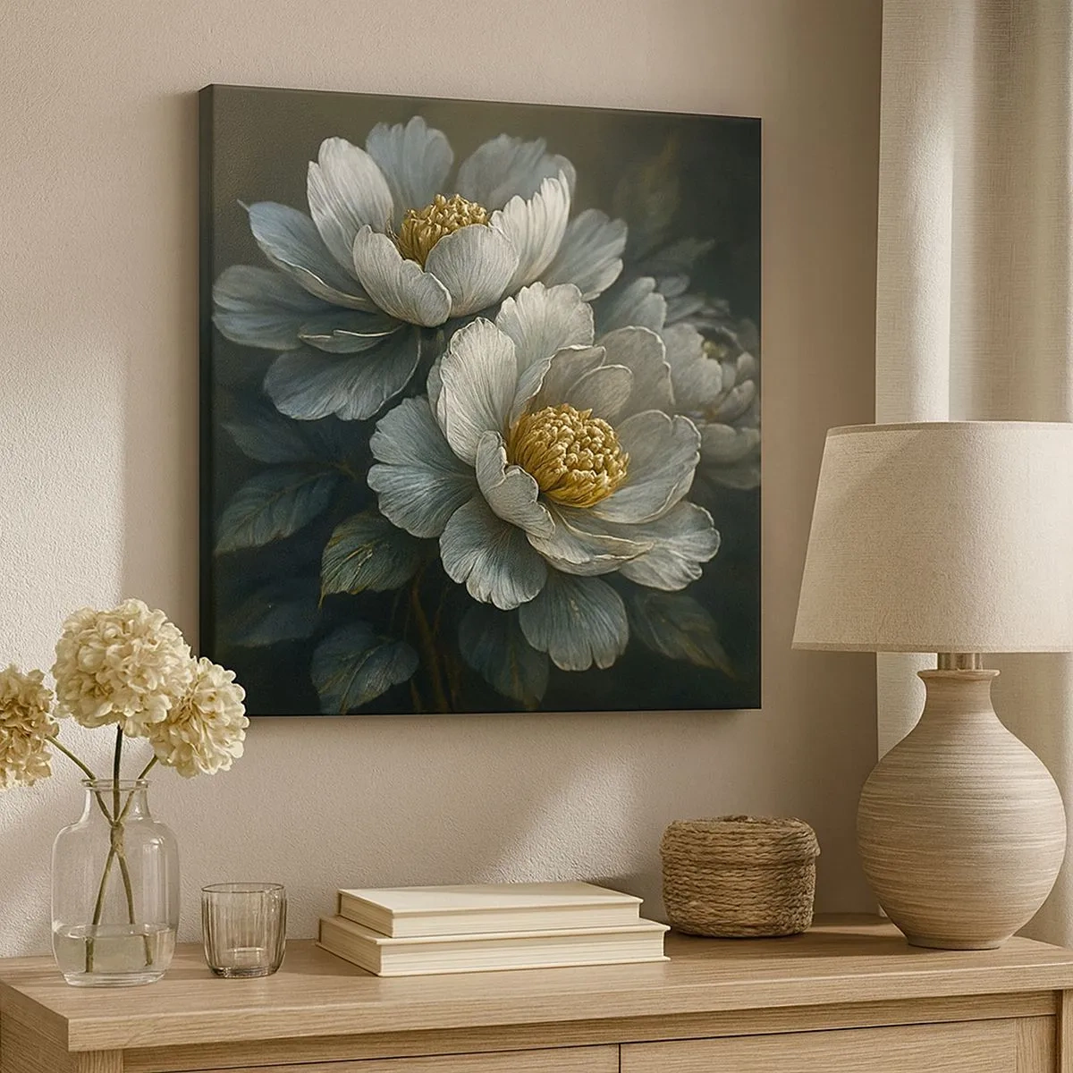 Schilderen op canvas - In jazz-sfeer - 30x30 cm