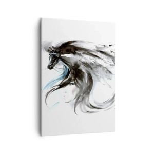 Schilderen op canvas - Galop van de Zwarte Prins  - 50x70 cm