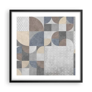 Poster in een zwarte lijst - Keramische fantasie - 50x50 cm