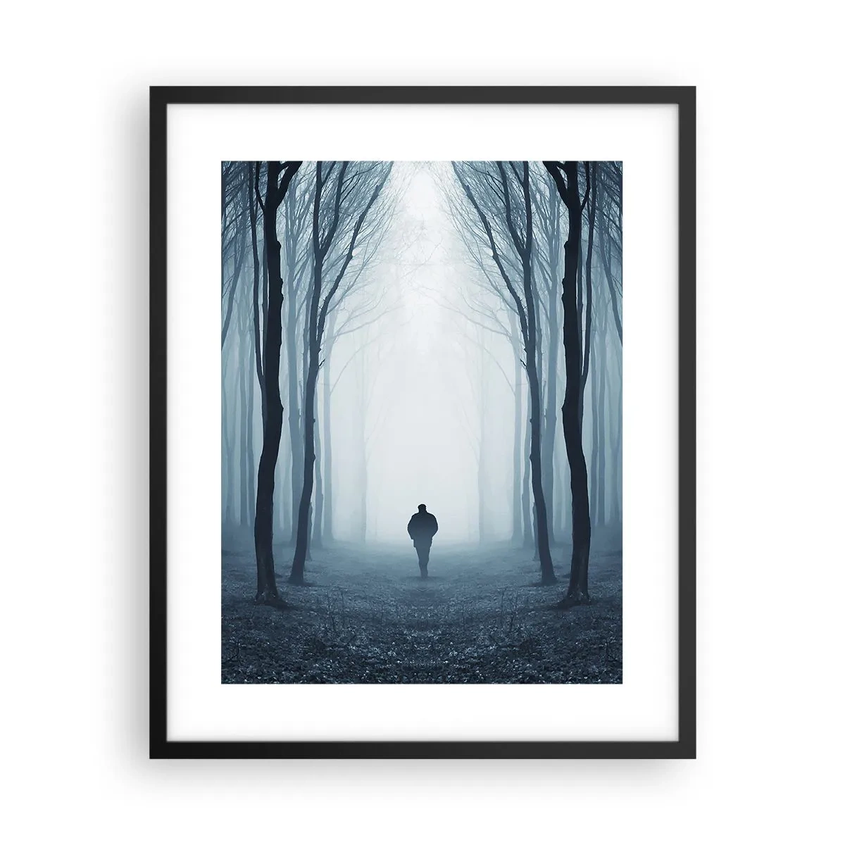 Poster in een zwarte lijst - En alles is eenvoudig en duidelijk - 40x50 cm