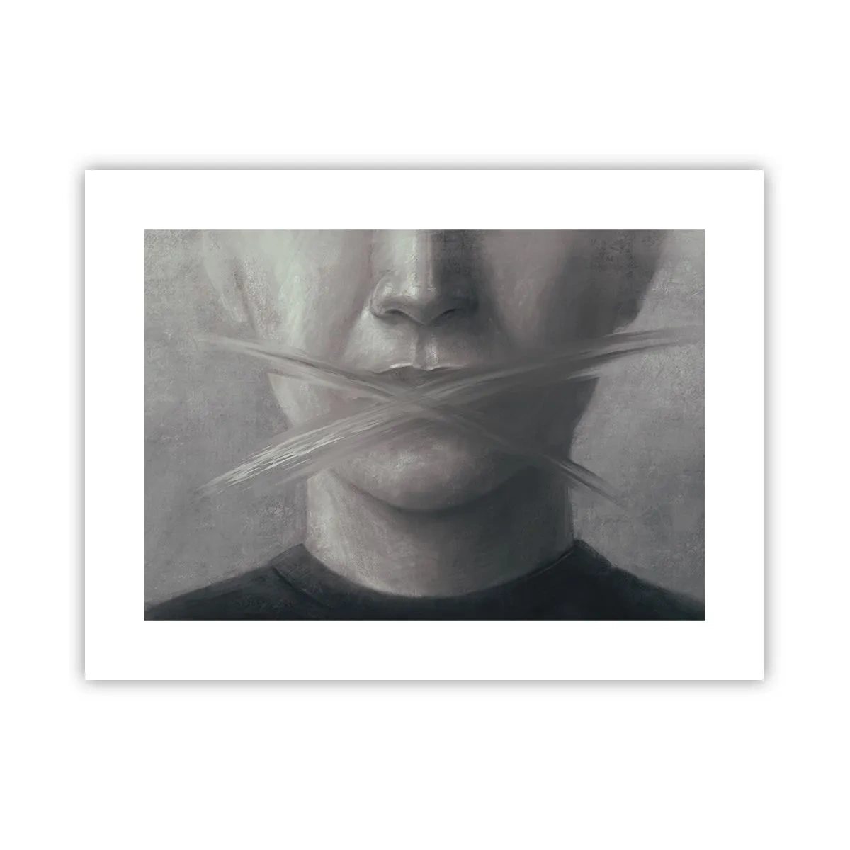 Poster - Zonder een woord - 40x30 cm