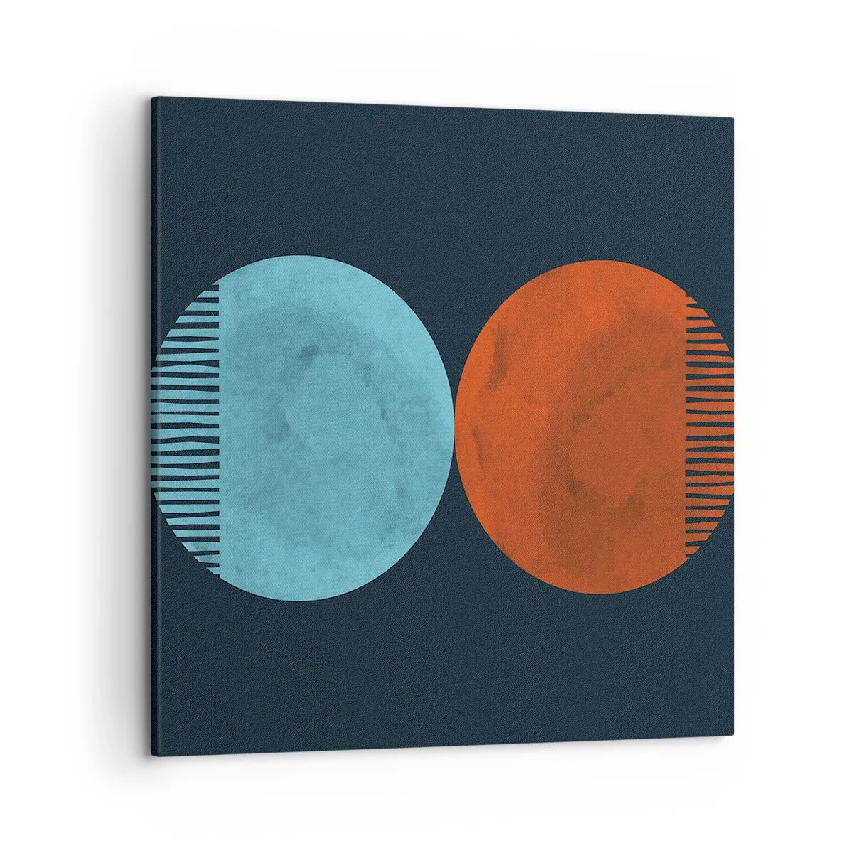 Schilderen op canvas - Alleen geometrie? - 50x50 cm