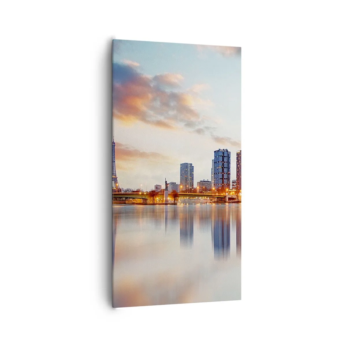 Schilderen op canvas - De monumentale rust van Parijs - 65x120 cm