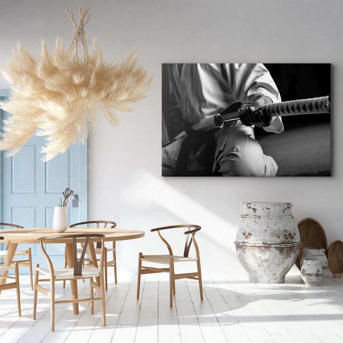 Schilderen op canvas - Ziel van een vechter - 120x80 cm