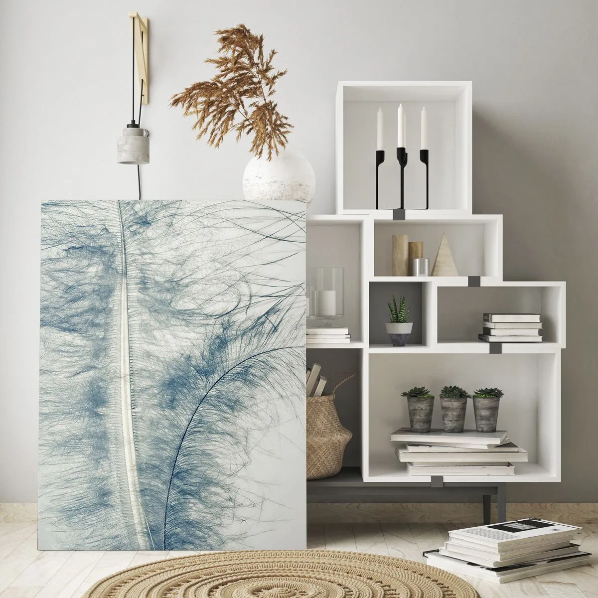 Schilderen op glas - Het gefluister van de natuur - 70x100 cm