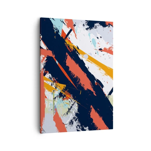 Schilderen op canvas - Dynamische compositie - 50x70 cm